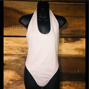 White NWOT bathing suit size M